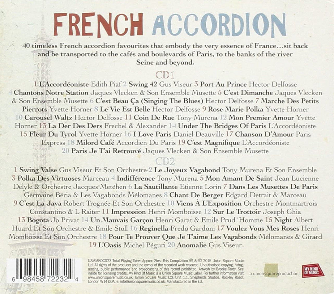 Meine Art von Musik: Französisches Akkordeon [Audio-CD]