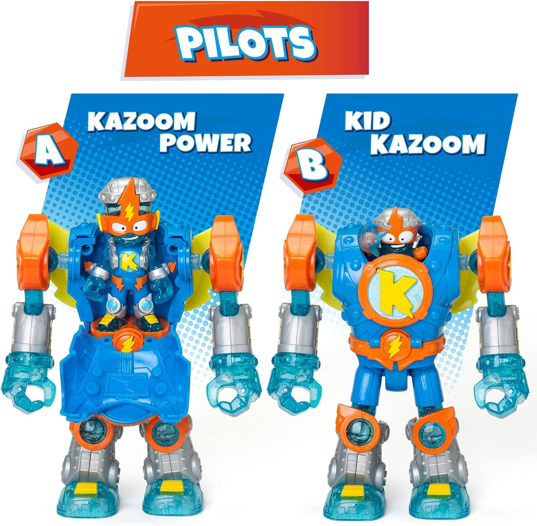 SUPERTHINGS RIVALS OF KABOOM Superbot Kazoom Power – Gelenkroboter mit Kamm