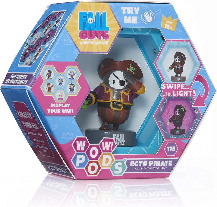 WOW! PODS Fall Guys: Ultimate Knockout – Ecto Pirate leuchtende Wackelkopffigur