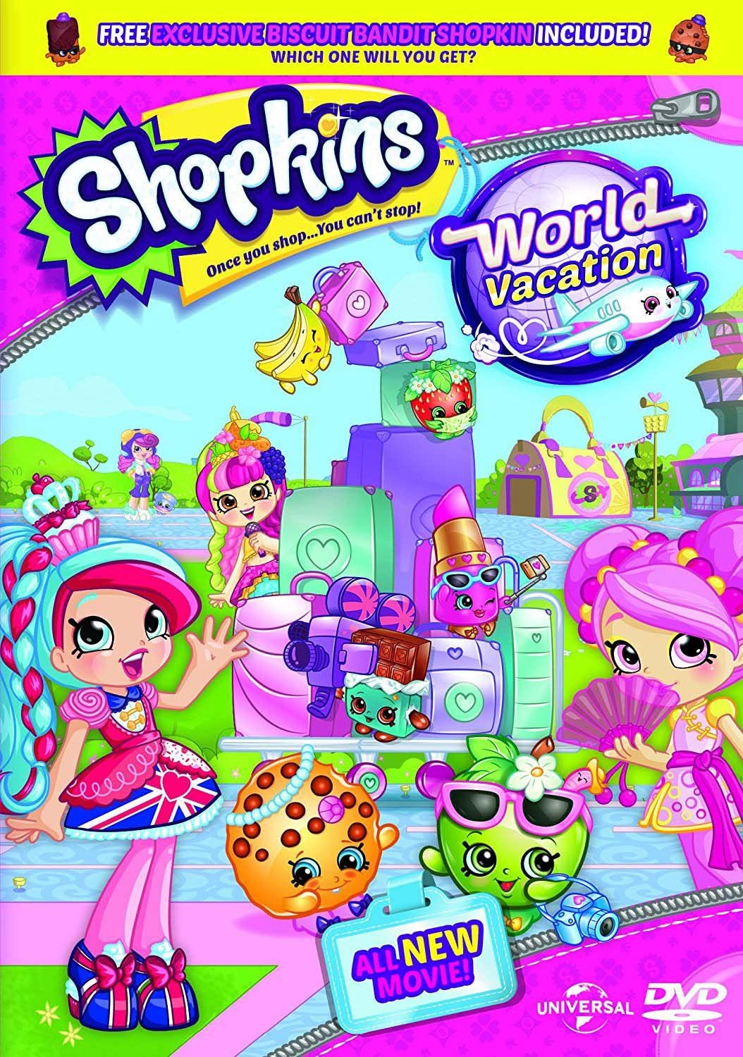 Shopkins - World Vacation (includes exclusive Shopkin figure) - Animation [DVD]