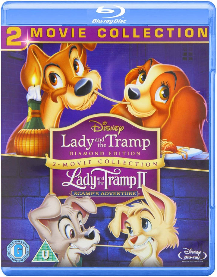 Lady and the Tramp 1 und 2 [1955] [Region – Animation [Blu-ray]