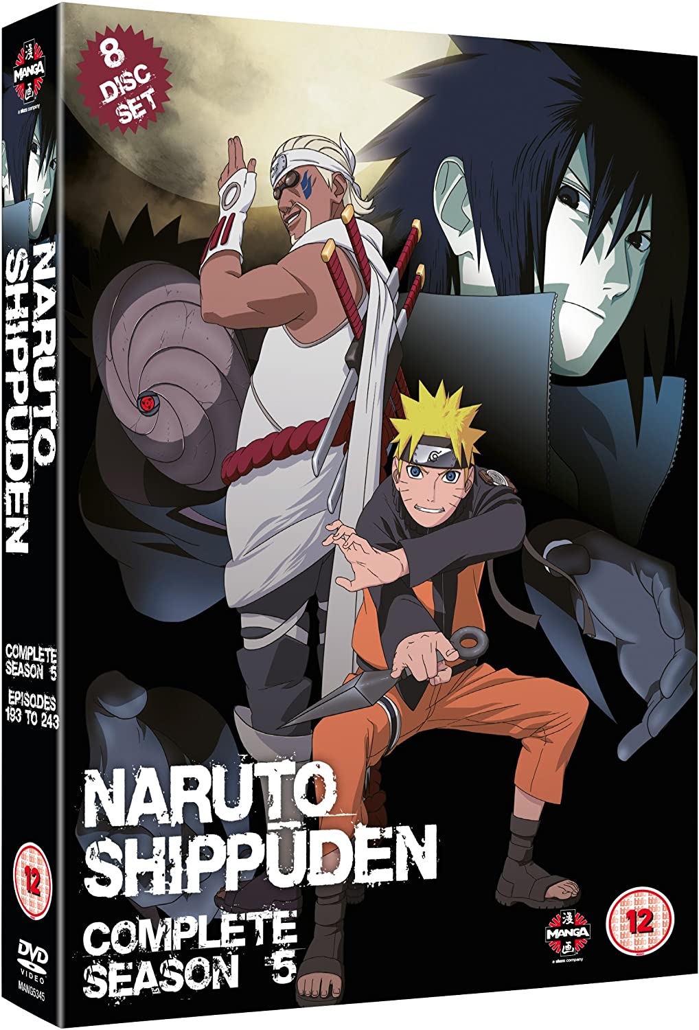 Naruto Shippuden Complete Series 5 (Episoden 193-244) – Action-Fiction [DVD]