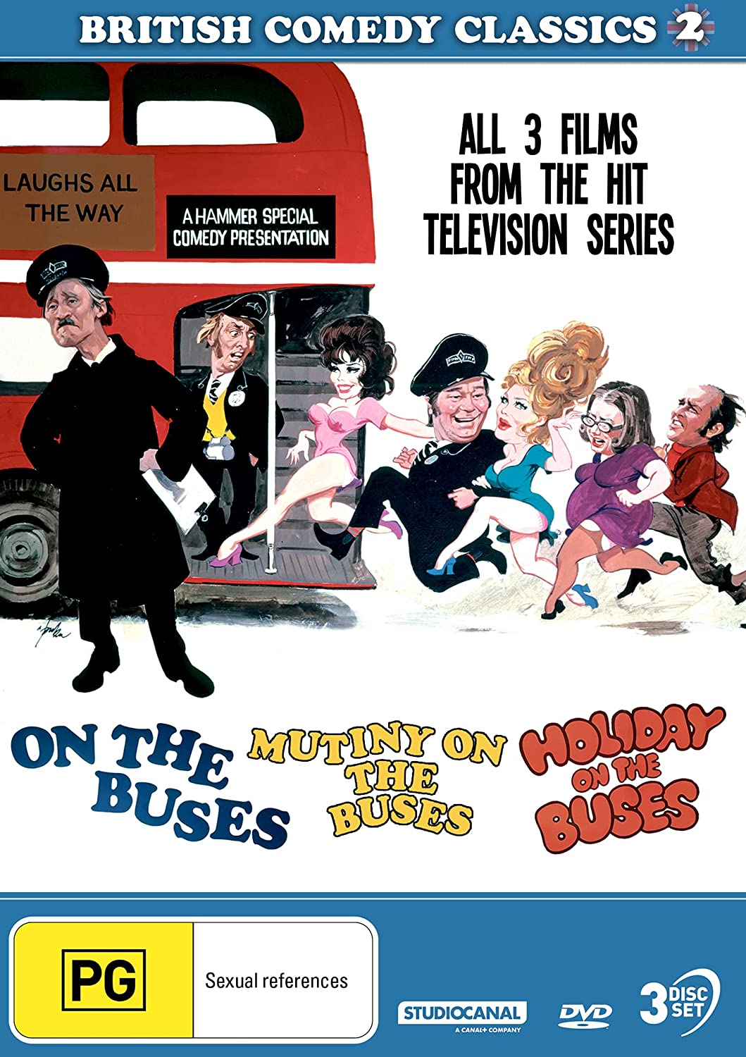 British Comedy Classics 2 - On the Buses / Mutiny on the Buses / Holiday on the [DVD]