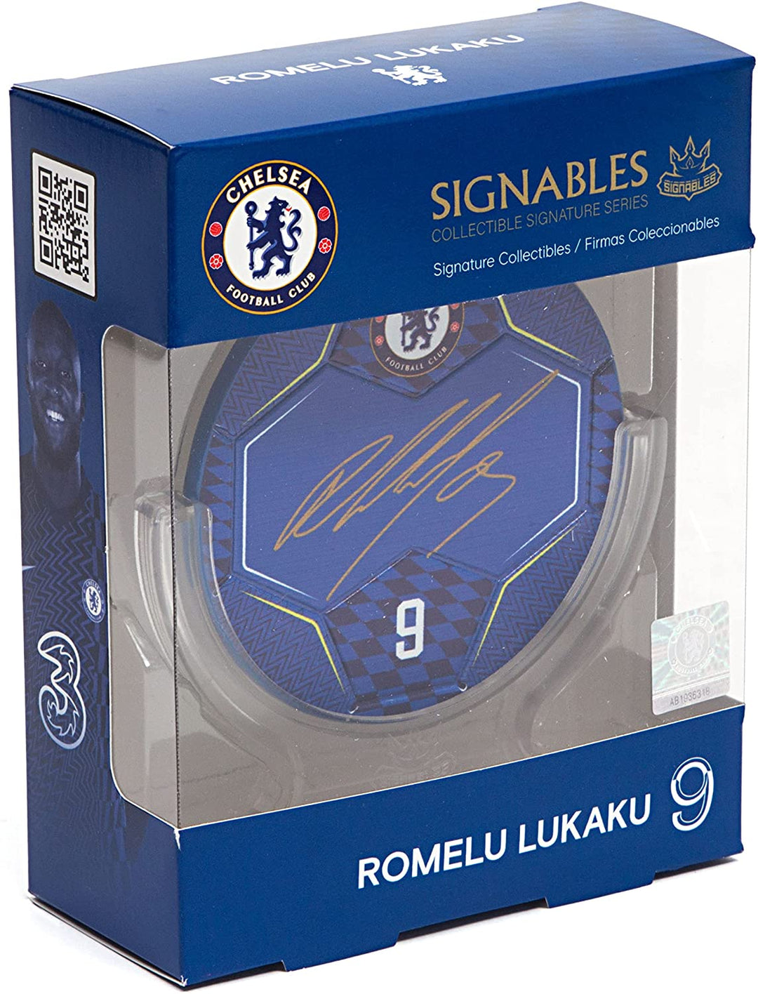 Signables SCHE RL Chelsea Romelu Lukaku Signature Disk