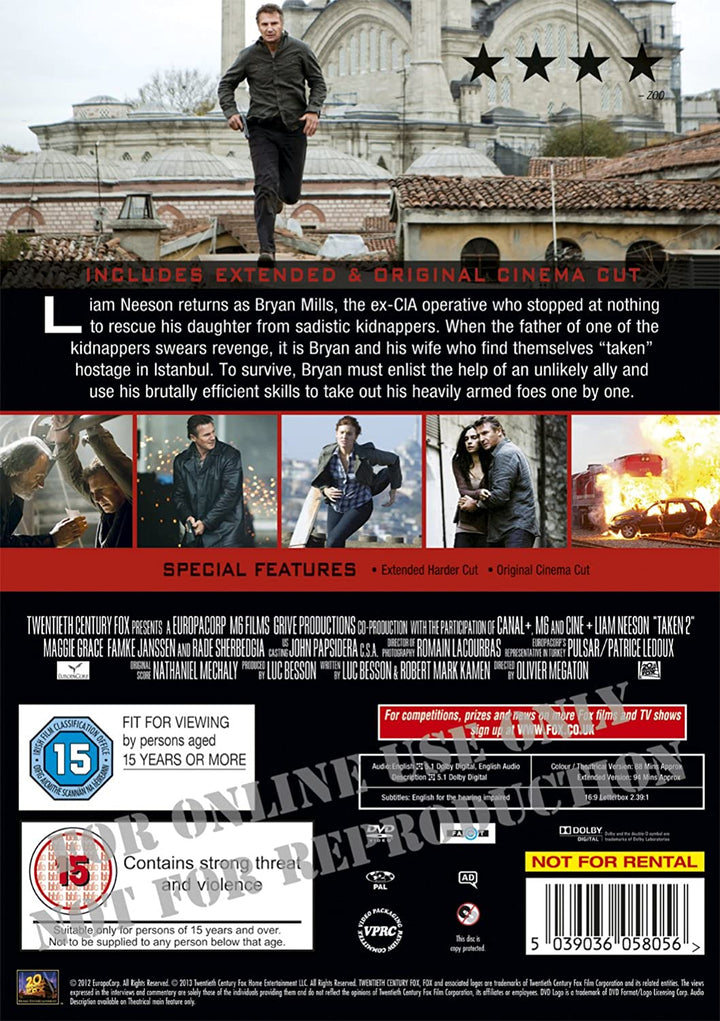 Taken 2 – Thriller (Extended Harder Cut) [DVD]