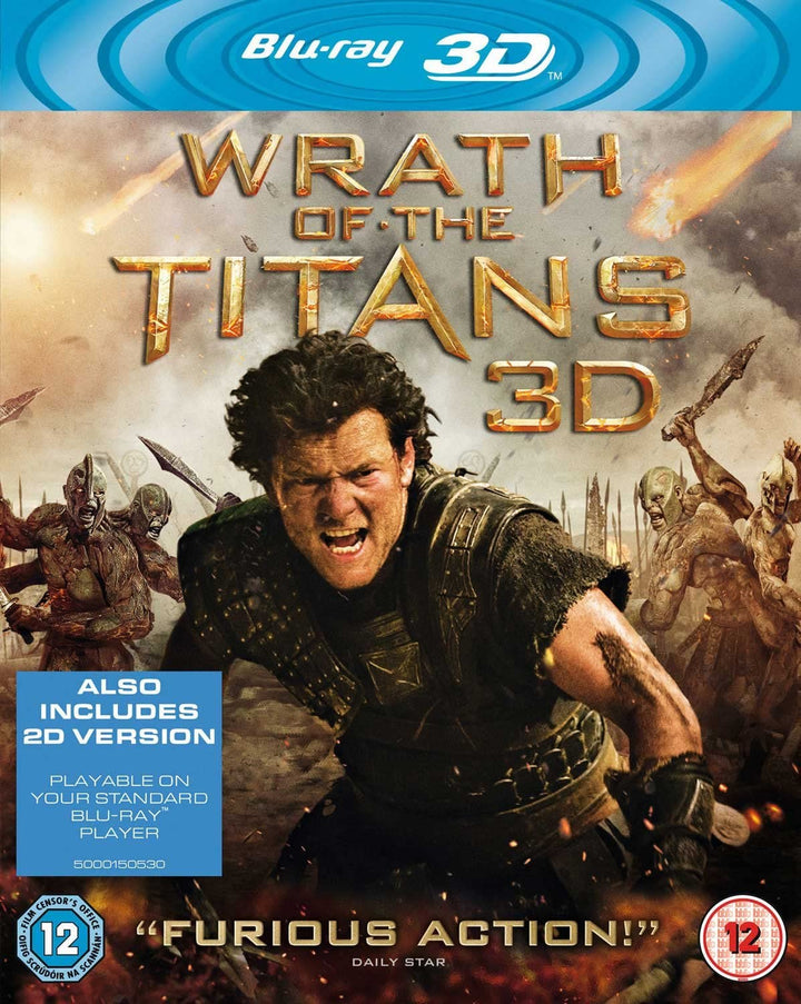 Wrath Of The Titans [2012] [Region Free] – Action/Fantasy [Blu-ray]