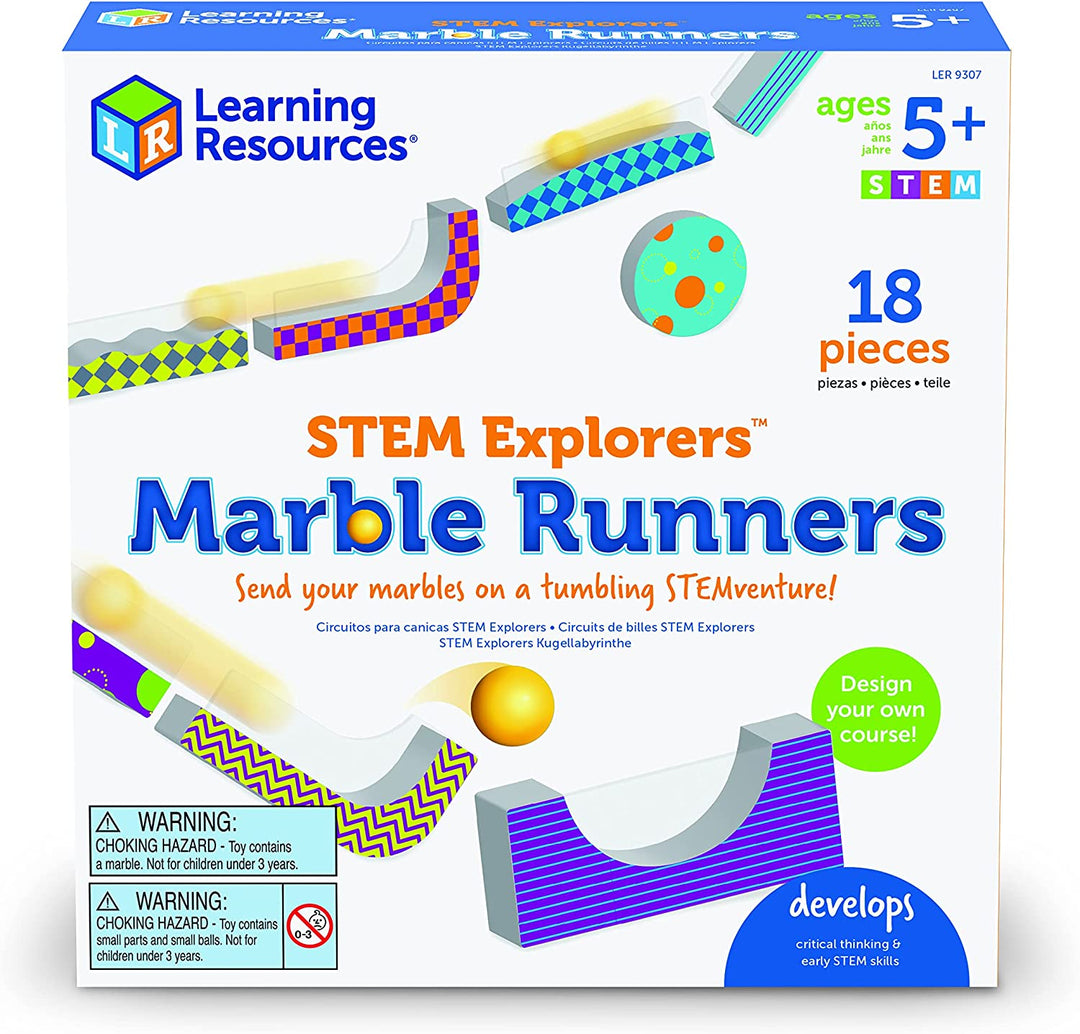 Learning Resources LER9307 STEM Explorers Marmorläufer, mehrfarbig