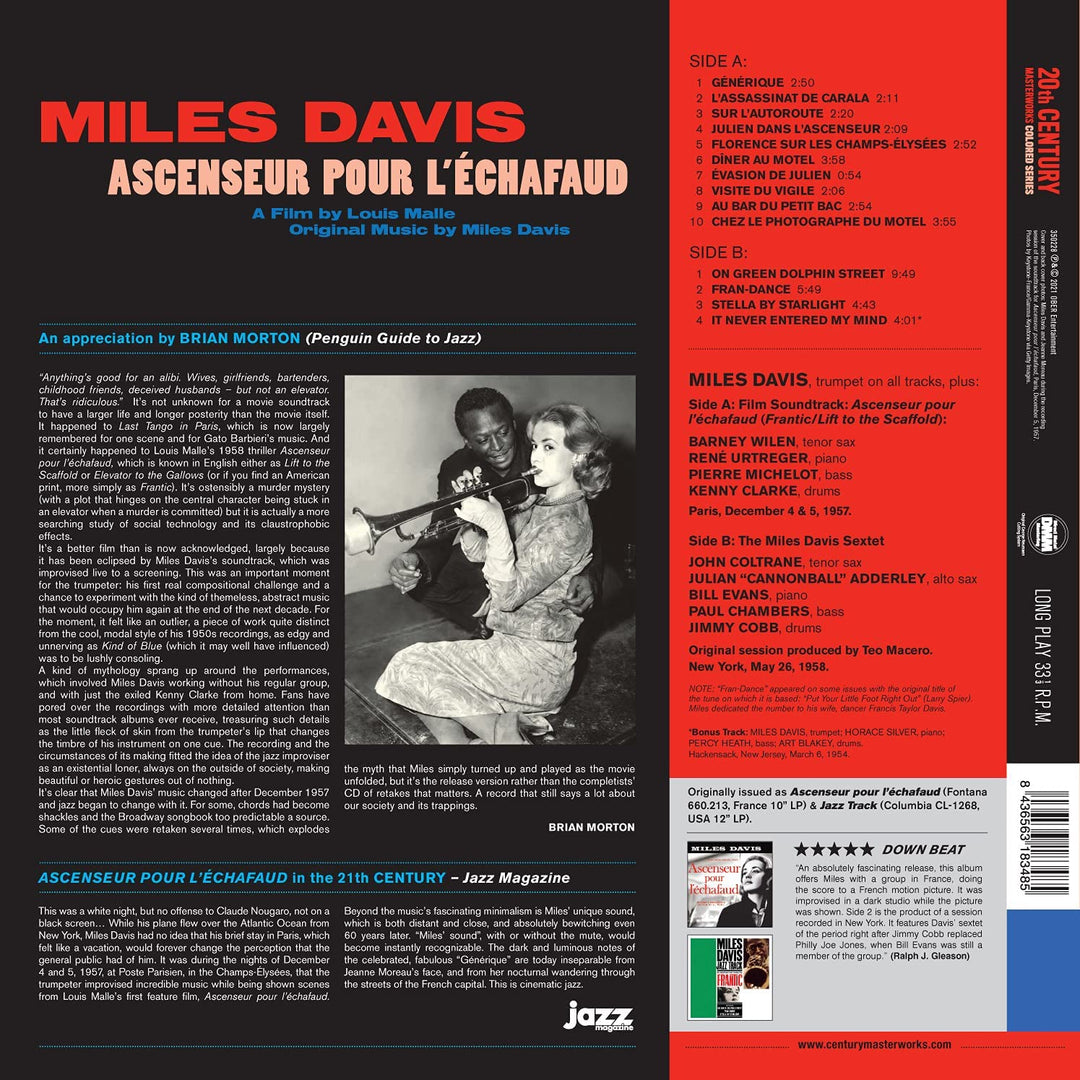 Miles Davis – Ascenseur Pour L'Echafaud [Vinyl]