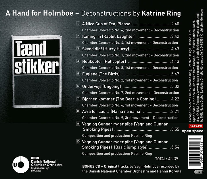 Katrine Ring – Ring: A Hand For Holmboe (Deconstructions Katrine Ring) (Katrine Ring) (Da Capo: 8226569) [Audio-CD]