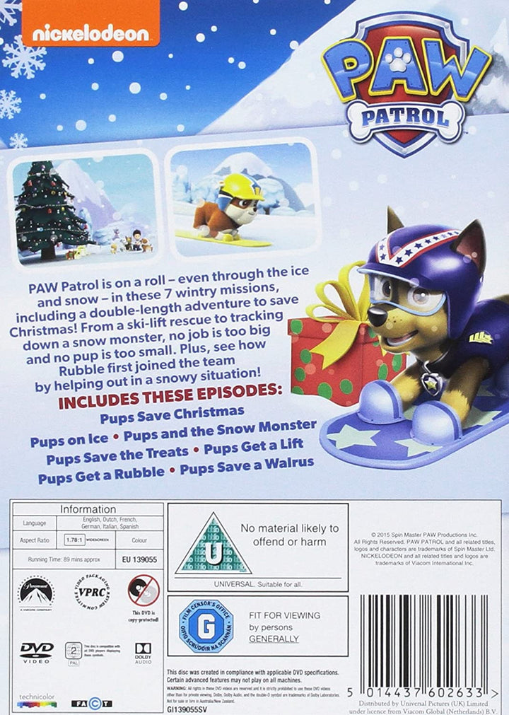 Paw Patrol: Winter Rescues [2014] – Animation [DVD]