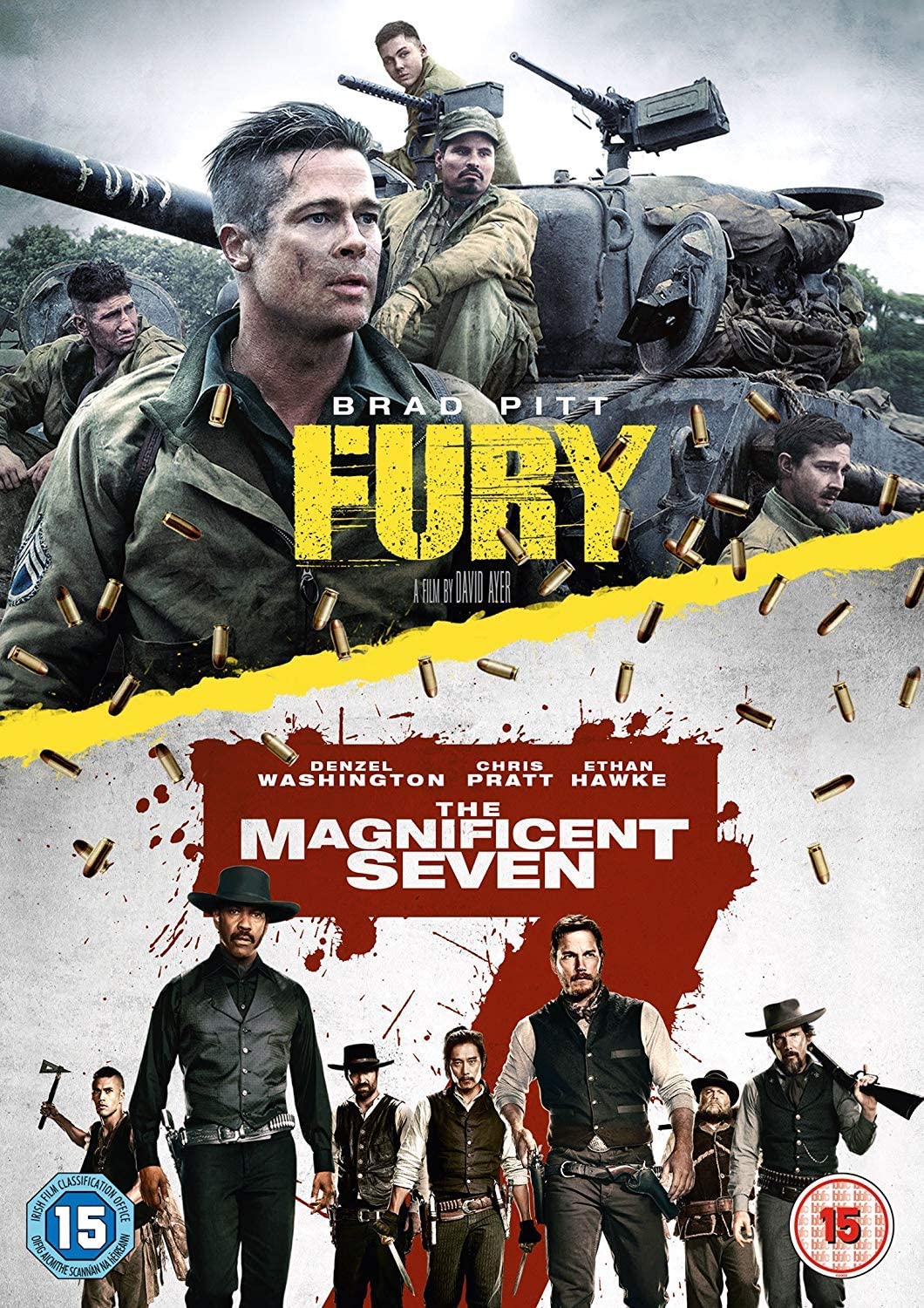 Fury/Die glorreichen Sieben – Krieg/Action [DVD]