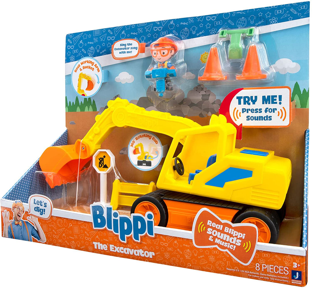 Roblox BLP0095 EA Blippi-Bagger, Gelb