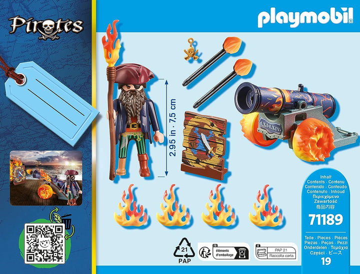 Playmobil 71189 Pirate and Fire Cannon