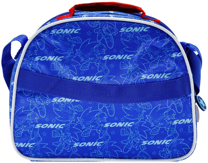 Sega-Sonic Velocity-3D Lunchtasche, Blau