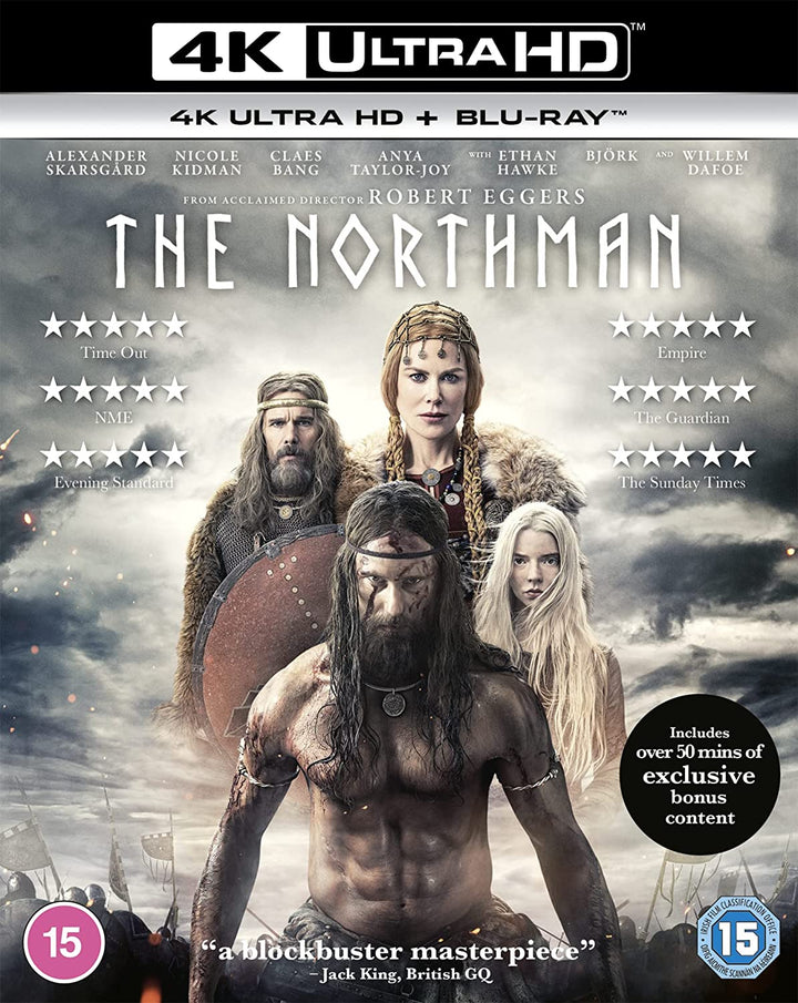 The Northman - Action  [4K Ultra HD] [2022] [Region Free] [Blu-ray]