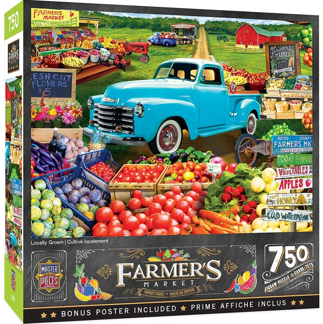MasterPieces 750-teiliges Puzzle für Erwachsene, Familien oder Kinder – lokal angebaut