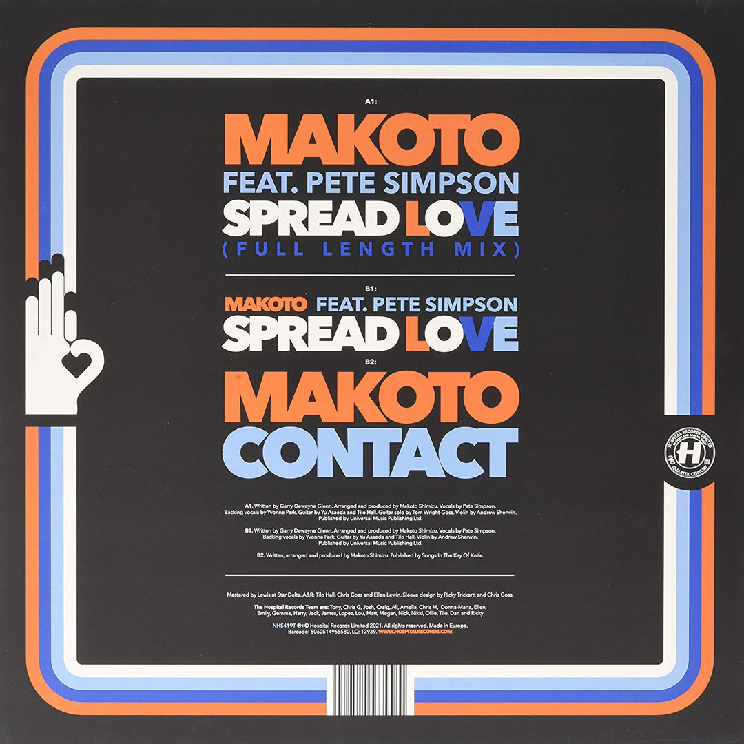 Makoto – Spread Love / Abra [Vinyl]