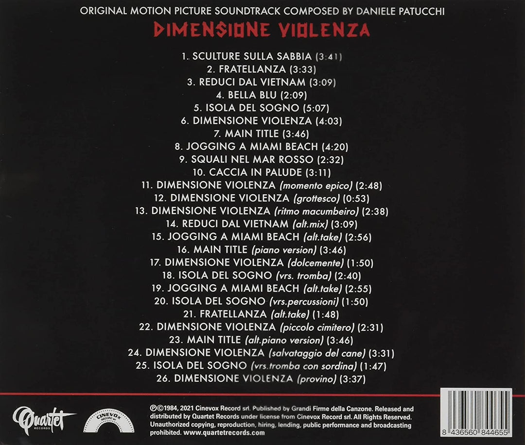 Daniele Patucchi - Dimensione Violenza [Audio-CD]