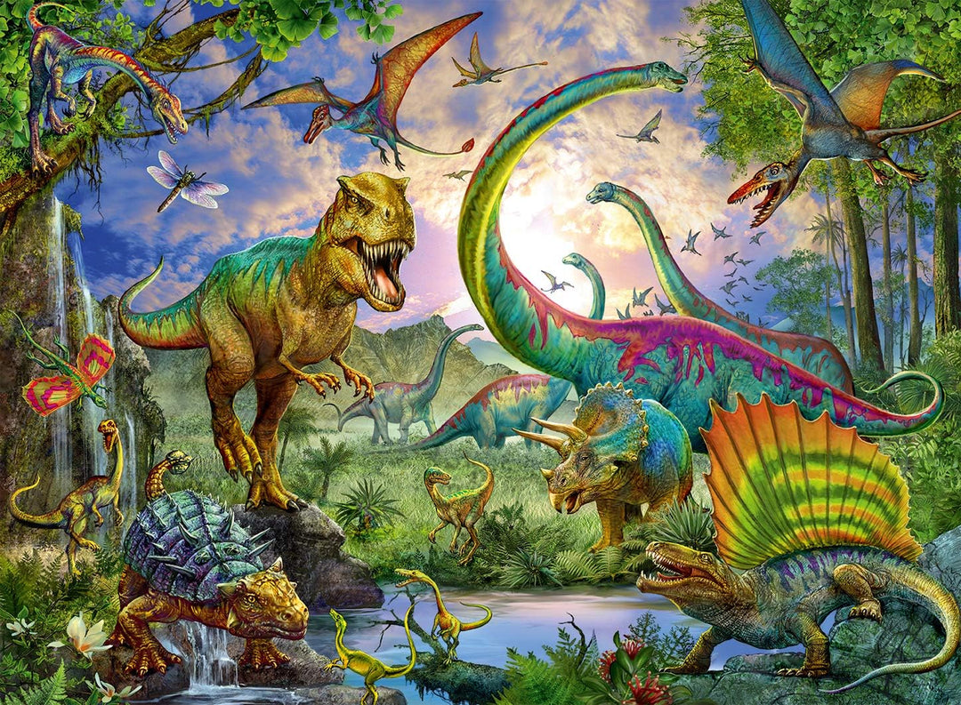 Ravensburger Dinosaurier-Puzzle mit 200 Teilen für Kinder ab 8 Jahren – extra große Teile