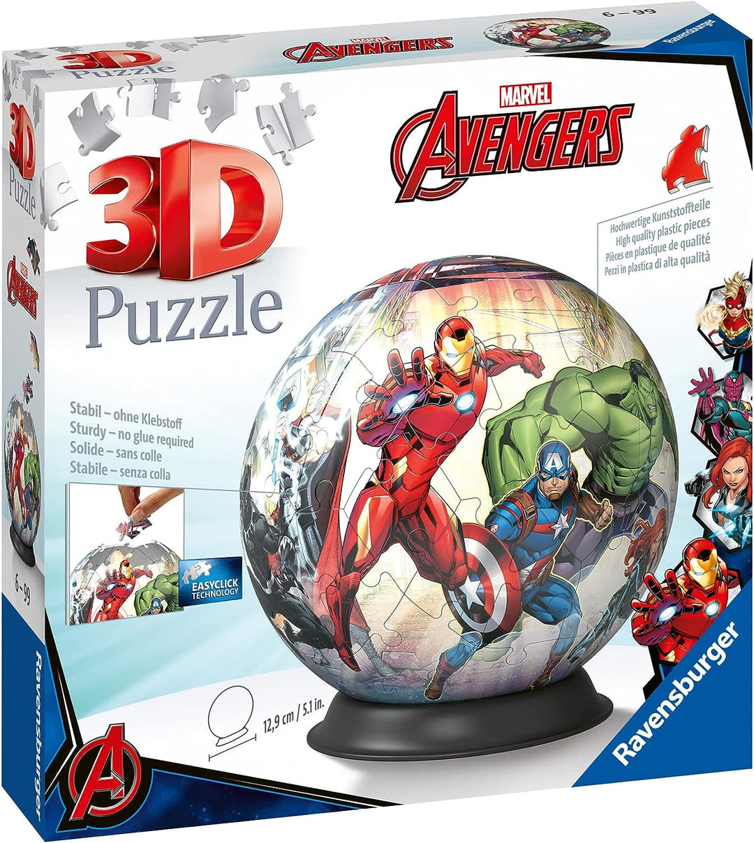 Ravensburger Marvel Avengers 3D-Puzzle für Kinder ab 6 Jahren – 72 Teile