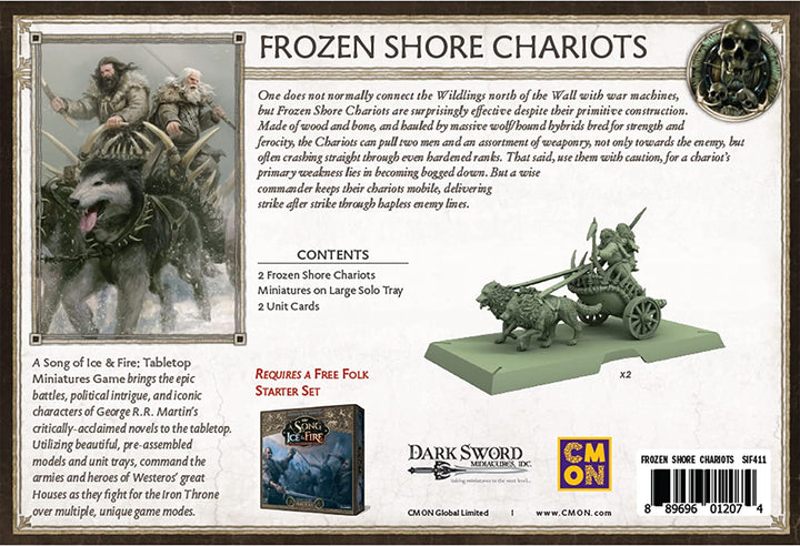 Das Lied von Eis und Feuer, Tabletop-Miniaturen, Frozen Shore Chariots-Einheitsbox