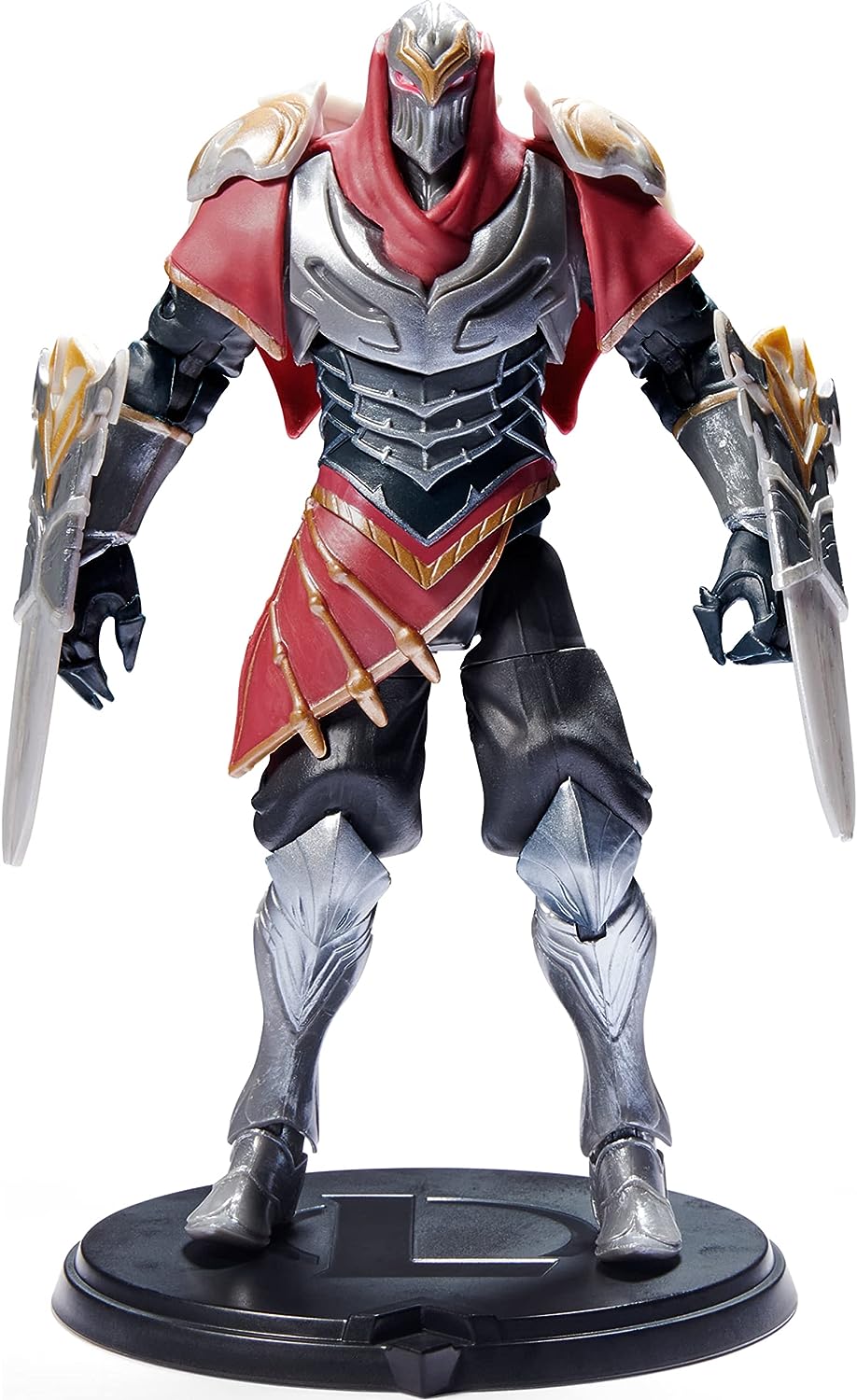 League of Legends, 6-Inch Zed Collectible Figure w/ Premium Details and 2 Accessories, The Champion Collection, Collector Grade, Ages 12 and Up