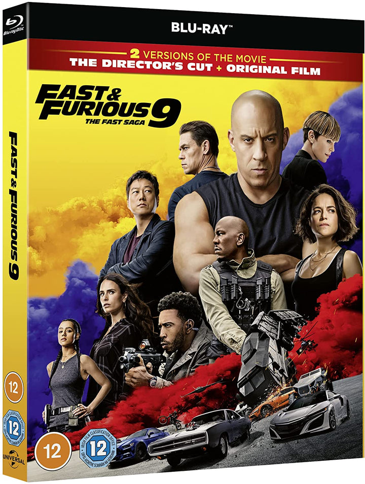 Fast &amp; Furious 9 [2021] [Region Free] – Action/Drama [Blu-ray]