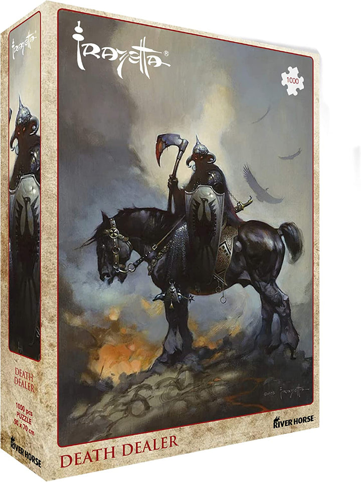 River Horse Frazetta Artwork Puzzle: Death Dealer (1000 pieces)