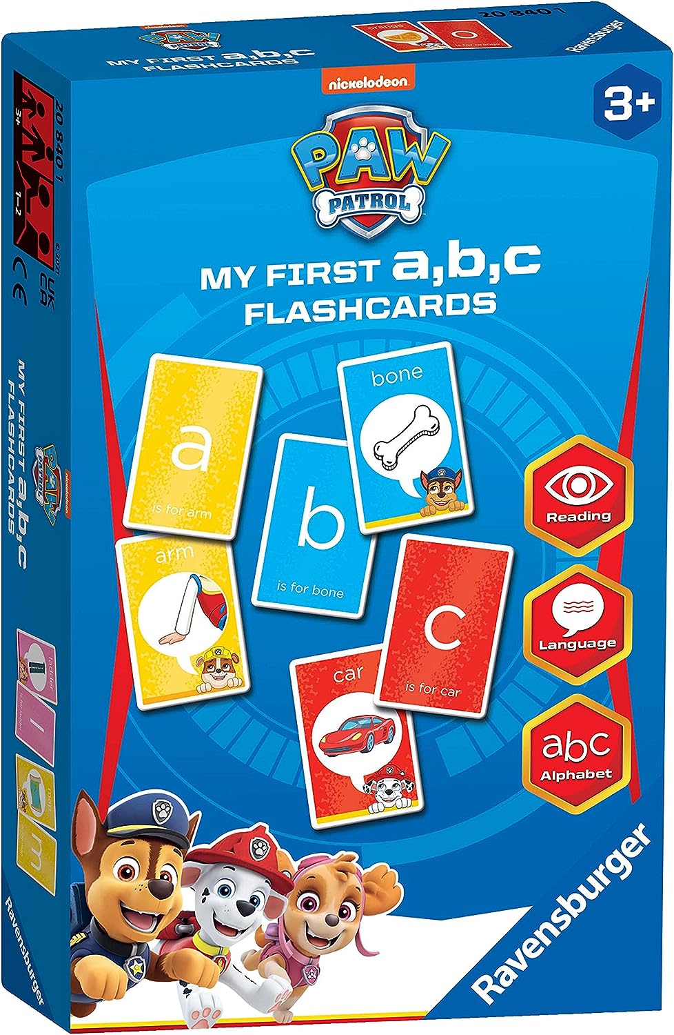 Ravensburger Paw Patrol My First Flash Card Game for Kids Age 4 Years Up