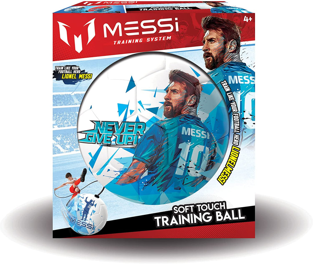 Outdoor MET40100 Messi Soft Touch Training Ball-Size 2 / Never Give Up-White, Mu