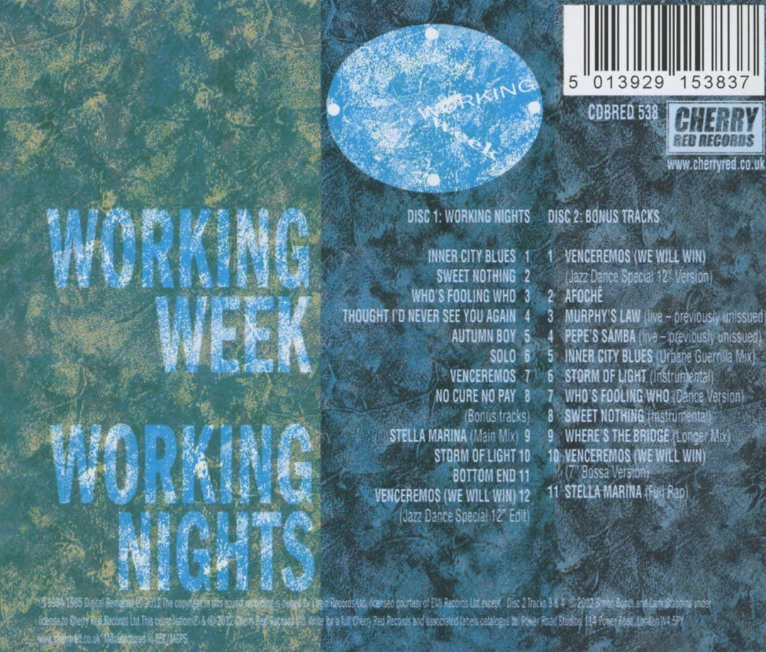 Working Week - Working Nights [Audio CD]