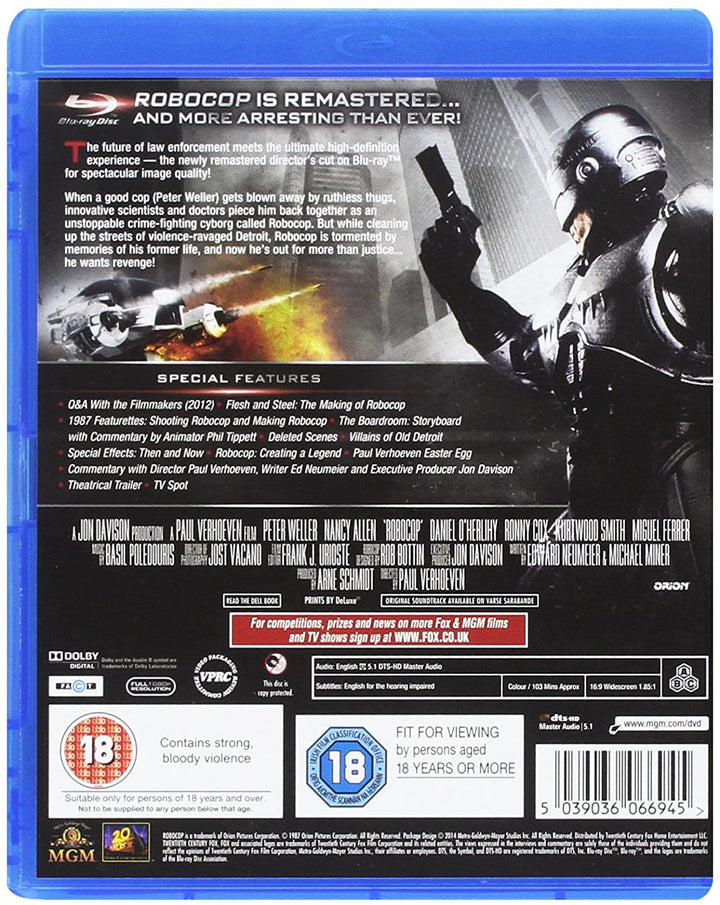 Robocop – Action/Science-Fiction [Blu-ray]