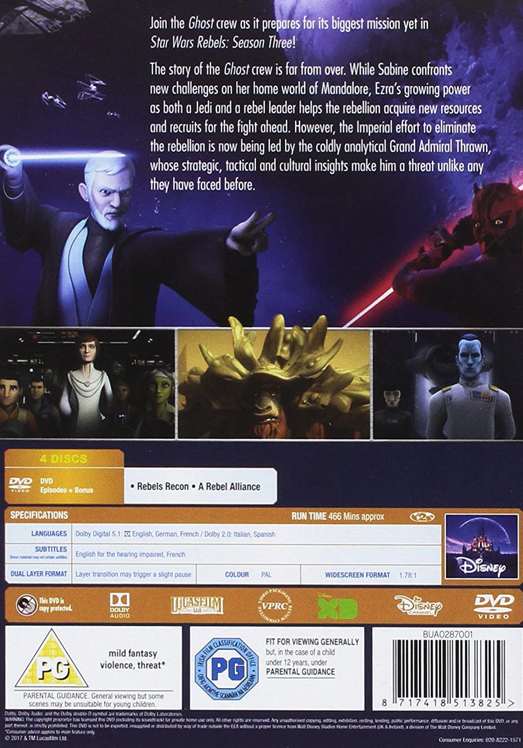 Star Wars Rebels Staffel 3 – Science-Fiction [DVD]