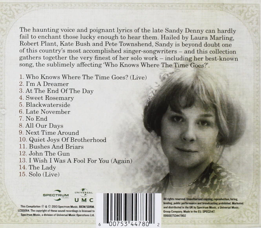 The Lady: The Essential Sandy Denny [Audio CD]