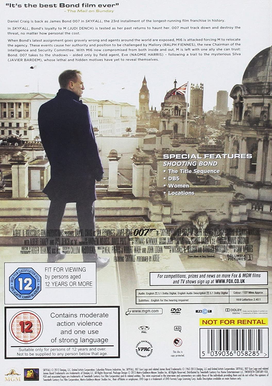 Skyfall – Action/Abenteuer [DVD]