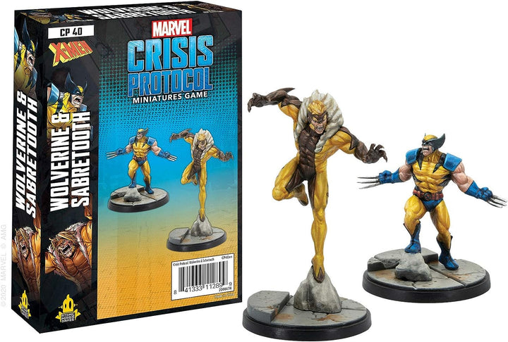 Atomic Mass Games – Marvel Crisis Protocol: Charakterpaket: Wolverine und Sabret