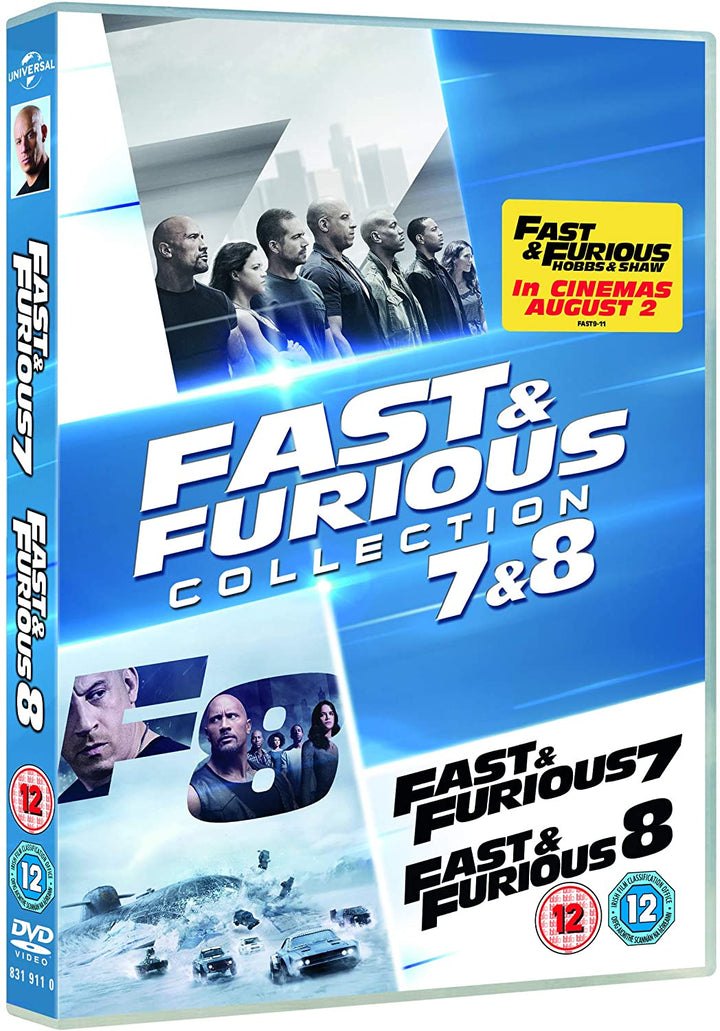 Fast &amp; Furious 7&amp;8 Collection – Action/Krimi [DVD]