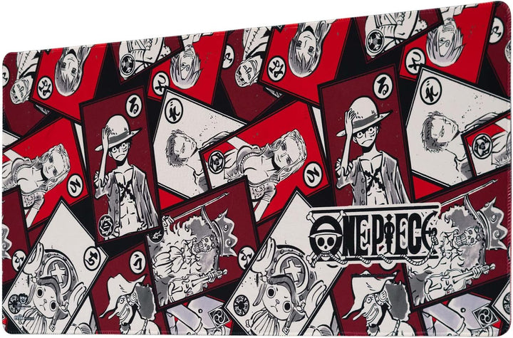 Erik Official One Piece XXL Mouse Mat - Desk Pad - 31.5" x 13.78" Non-Slip Rubber Base Mouse Pad