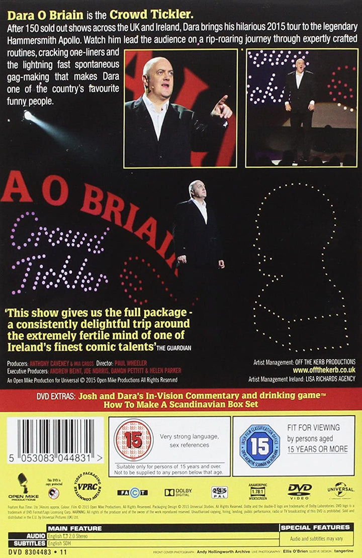 Dara O Briain – Crowd Tickler [2015] – Komödie [DVD]