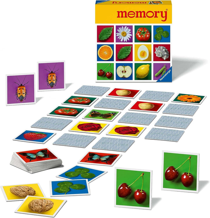 Ravensburger klassisches Memory-Spiel – passende Bilder-Schnapppaare für Kinder ab 6 Jahren