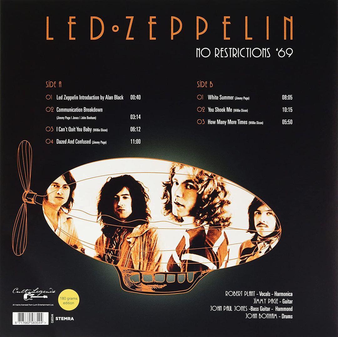 Led Zeppelin - No Restrictions 69 [VINYL]