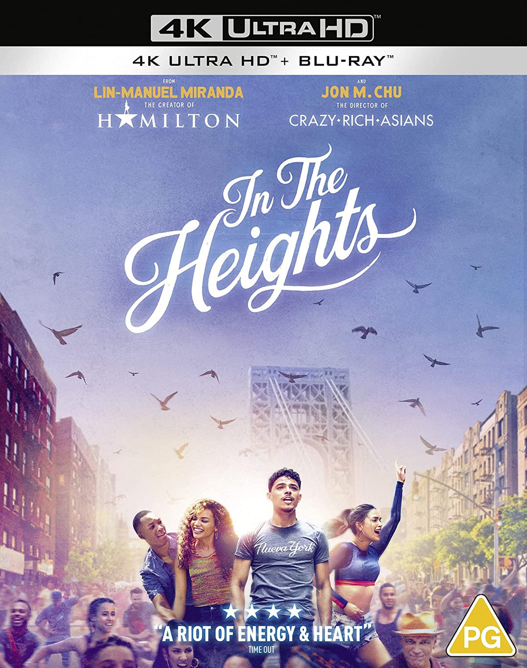 In The Heights [4K Ultra HD] [2021] [Region Free] – Musical/Drama [Blu-ray]