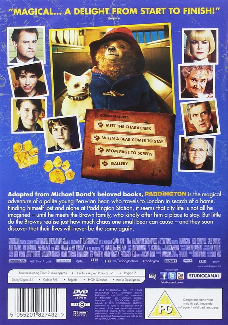 Paddington – Familie/Komödie [DVD]