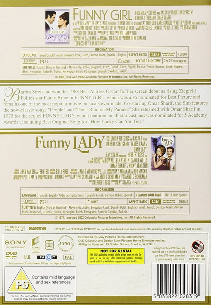 Funny Girl / Funny Lady - Musical/Romance [DVD]