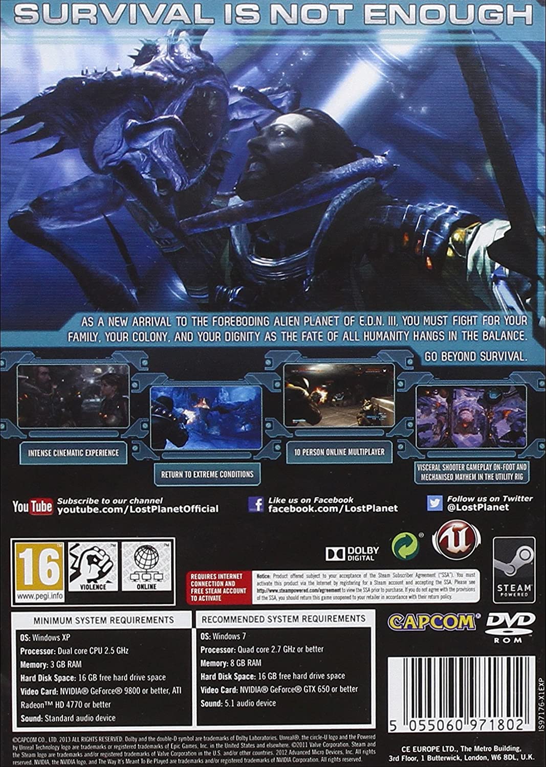 LOST PLANET 3 UK - DVD-ROM GAM