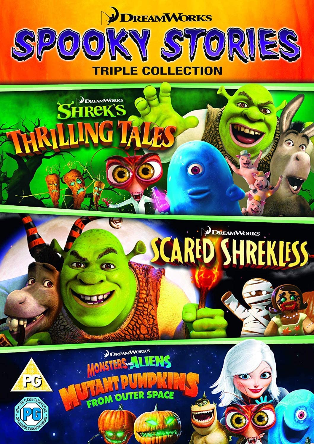 Dreamworks: Spooky Stories Collection (Scared Shrekless, Shreks spannende Geschichten und Monster vs. Aliens: Mutant Pumpkins) – Animation [DVD]