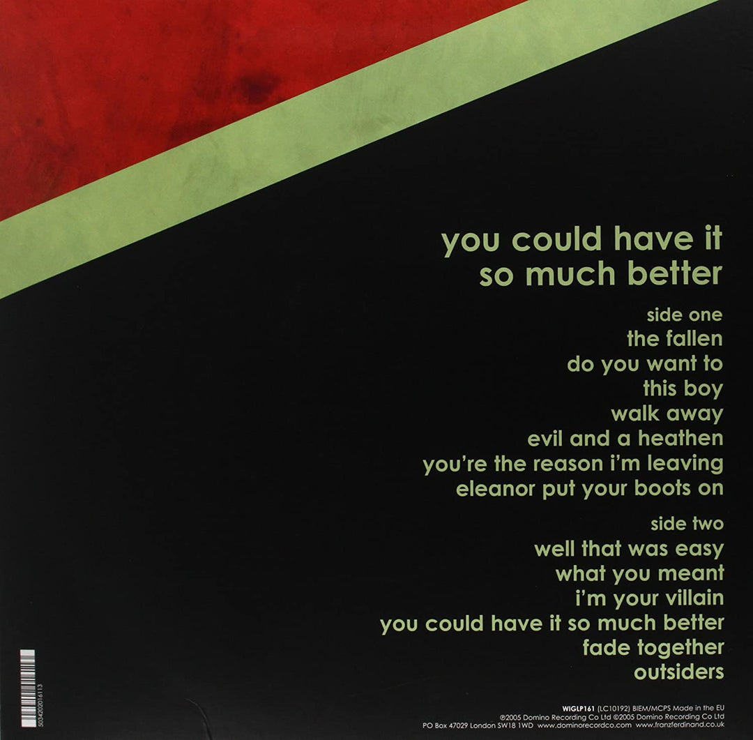 Franz Ferdinand – You Could Have It So Much Better [Vinyl]