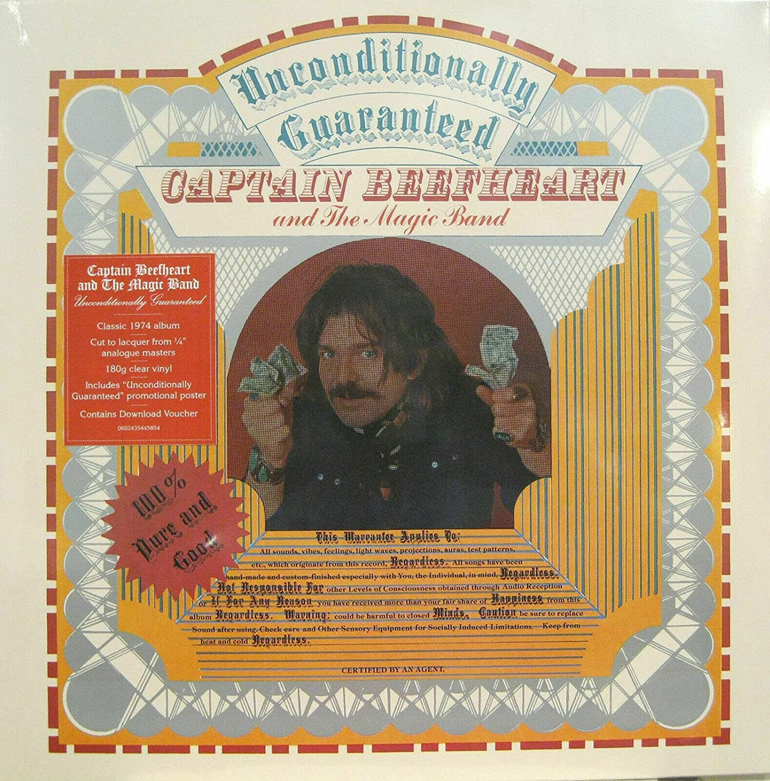 Captain Beefheart – Unconditionally Guaranteed [Limitiertes 180-Gramm-klares Vinyl] [Vinyl]