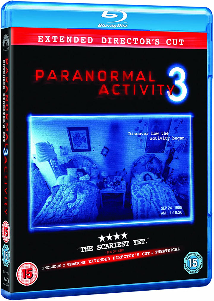 Paranormal Activity 3 – Horror [Region Free] [Blu-ray]