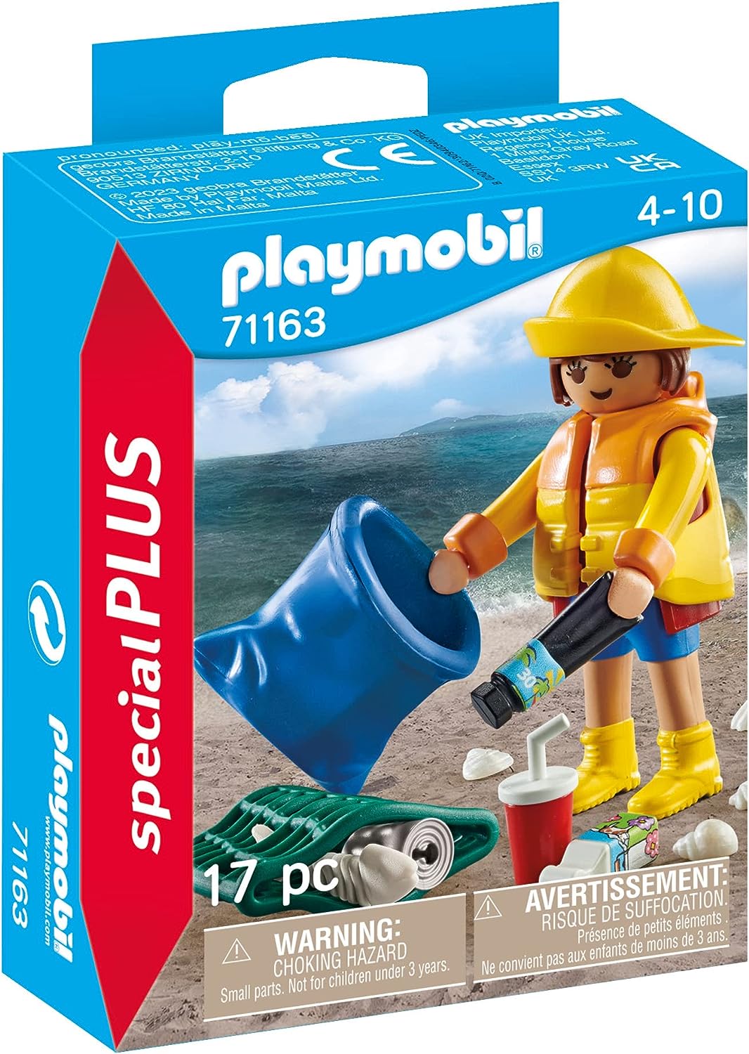 Playmobil BENEVOLE RAMASSAGE DE DECHETS